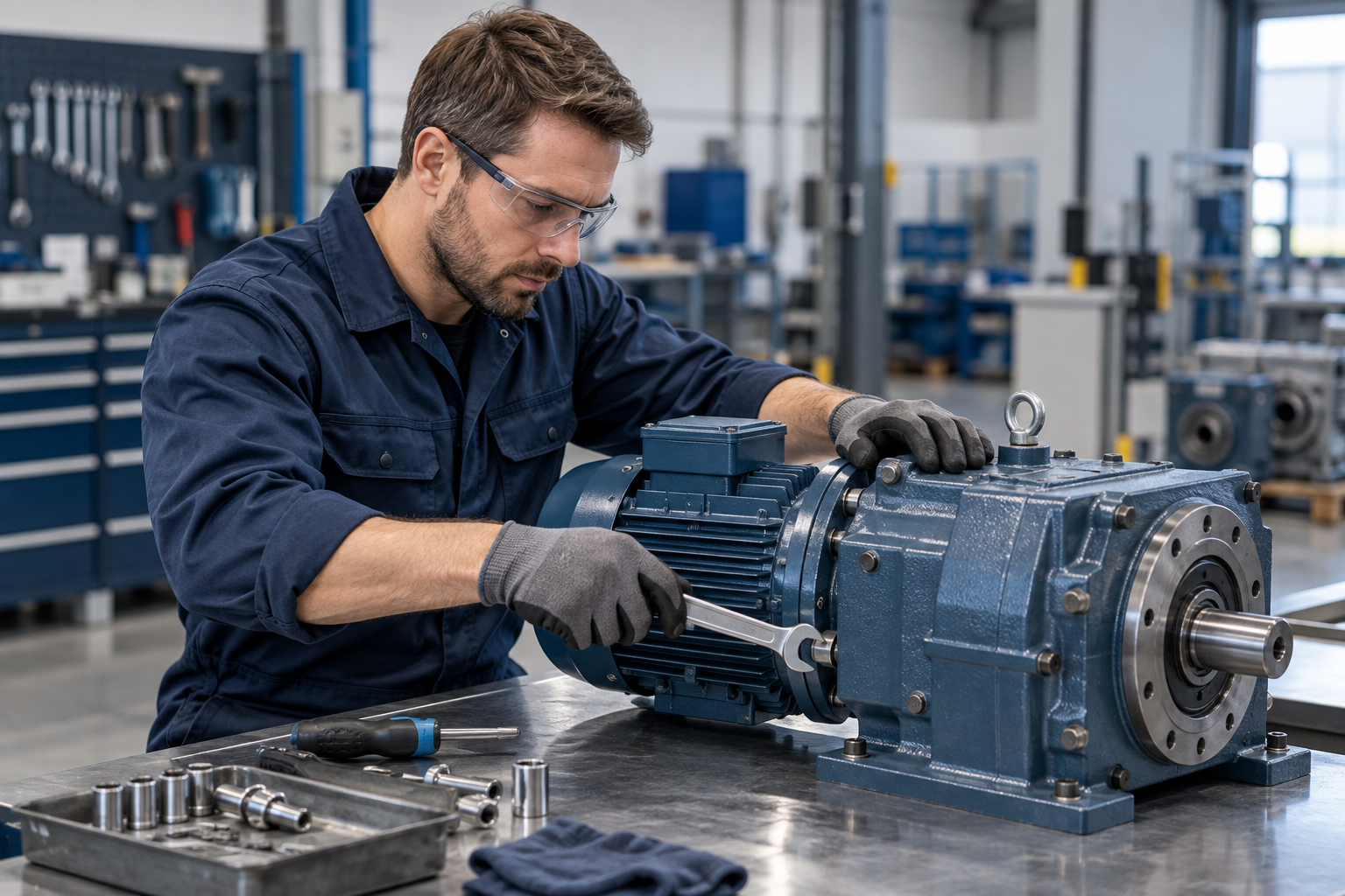 Referencia de mantenimiento de un equipo industrial